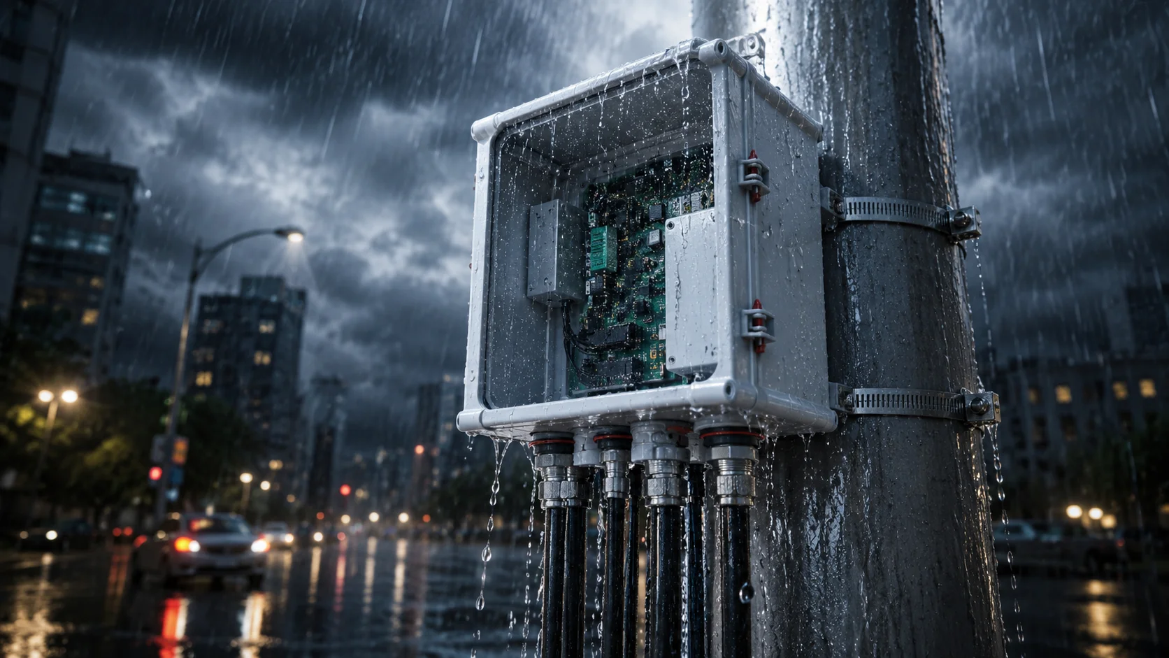 Conduit Entry Storm Sealing