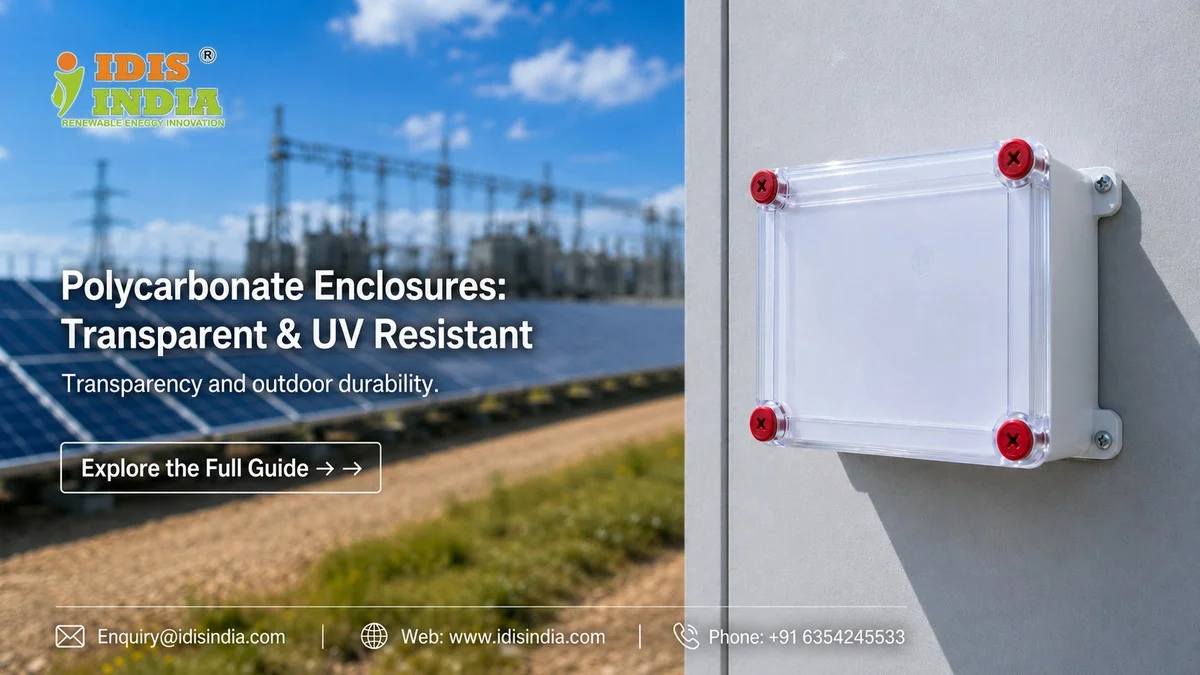 Polycarbonate Enclosures: Transparent & UV Resistant - IDIS India
