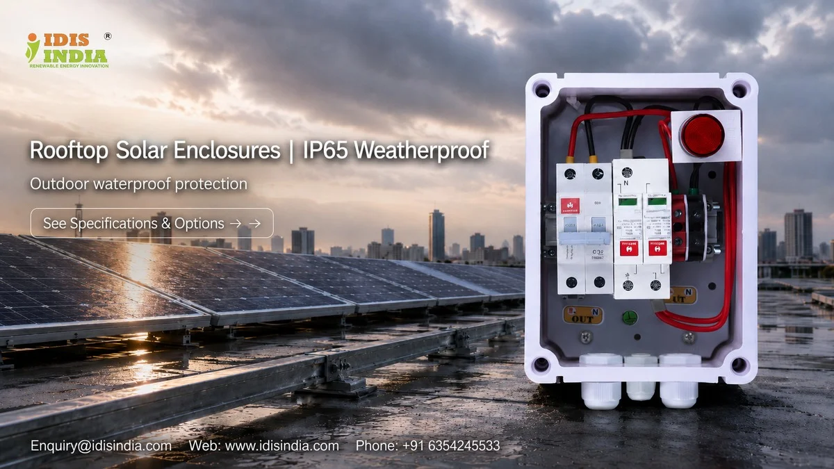 Rooftop Solar Enclosures | IP65 Weatherproof - IDIS India
