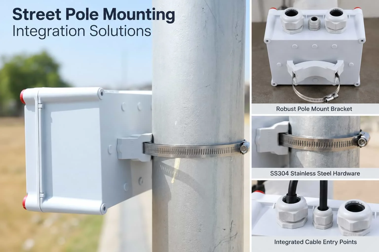 Street Pole Mounting Integration Solutions