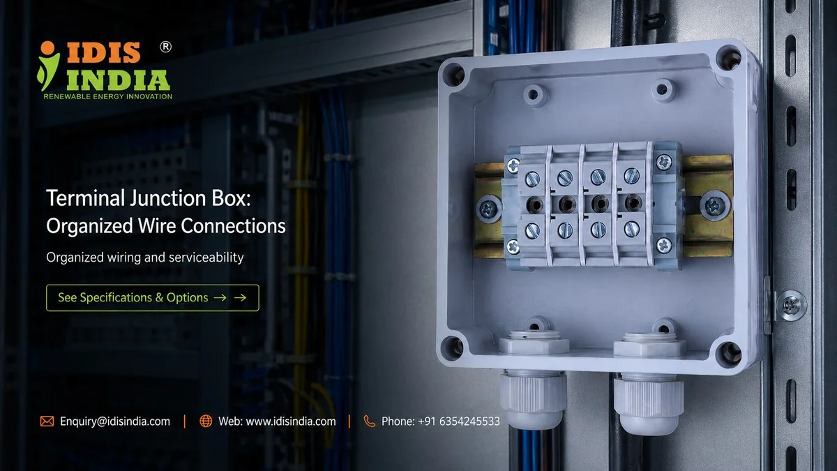Terminal Junction Box: Organized Wire Connections - IDIS India