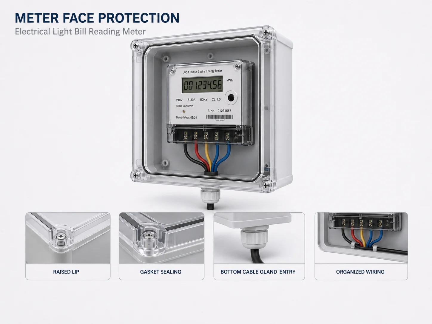 Meter Face Protection Methods